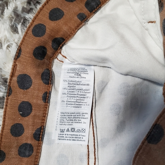 Madewell Stovepipe Jeans In Golden Pecan Leopard Print - Picture 7 of 14